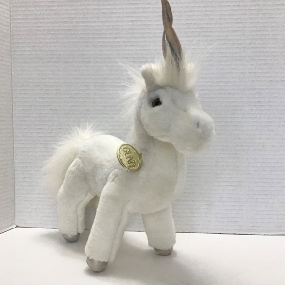 VTGGund Unicorn Horse Horn Fantasy 1990 10 inch Stuffed Animal Plush Toy - Picture 3 of 7